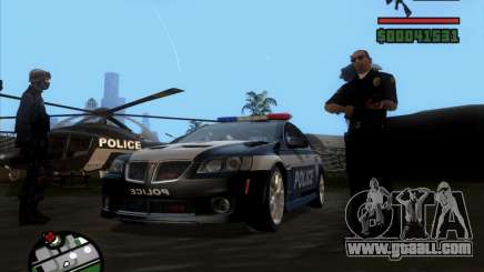 Pontiac G8 Police for GTA San Andreas