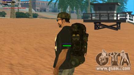 Military backpack for GTA San Andreas