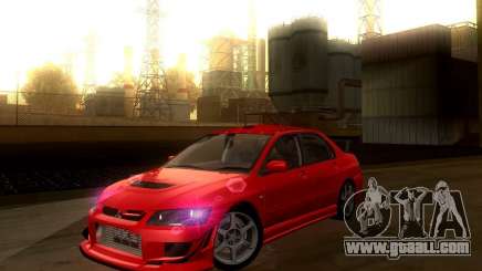 Mitsubishi Lancer Evolution VIII Full Tunable for GTA San Andreas