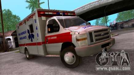 Ford E-350 Ambulance v2.0 for GTA San Andreas