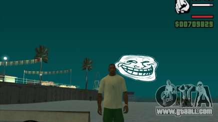 Trollface Moon for GTA San Andreas