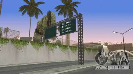 Road signs v1.0 for GTA San Andreas