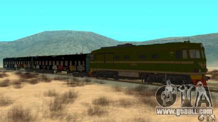 Custom Graffiti Train 1 for GTA San Andreas