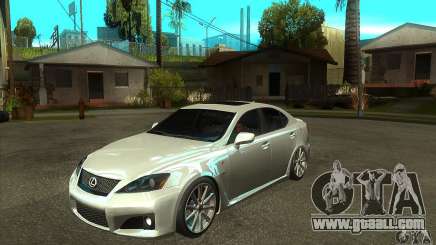 Lexus IS F 2009 for GTA San Andreas