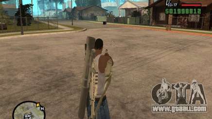 The standard sight for GTA San Andreas