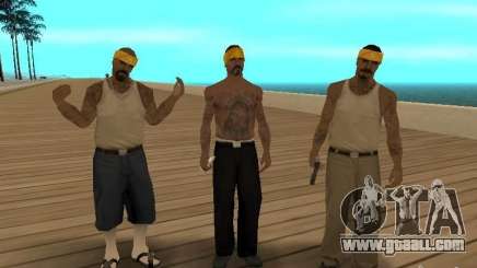 Standard models of Vagos for GTA San Andreas