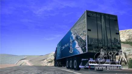 Trailer for Scania R620 Dubai Trans for GTA San Andreas