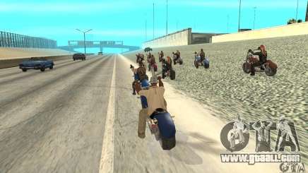 BikersInSa (The BIKERS In SAN ANDREAS) for GTA San Andreas