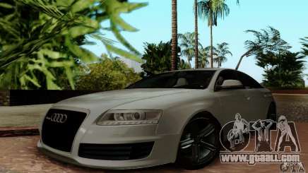 Audi RS6 2009 white for GTA San Andreas