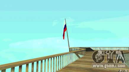 The flag of Russia at Chiliad for GTA San Andreas