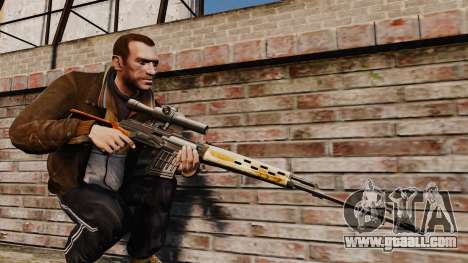 Dragunov sniper rifle v4 for GTA 4