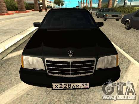 Mercedes-Benz w140 s600 for GTA San Andreas