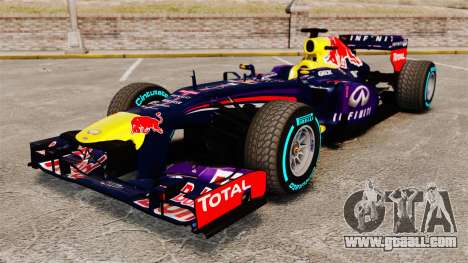 Car, Red Bull RB9 v1 for GTA 4