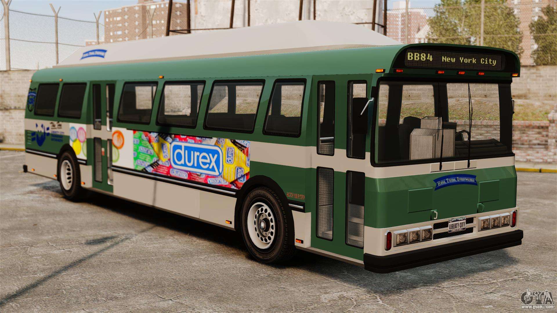 The new advertisement on the bus for GTA 4