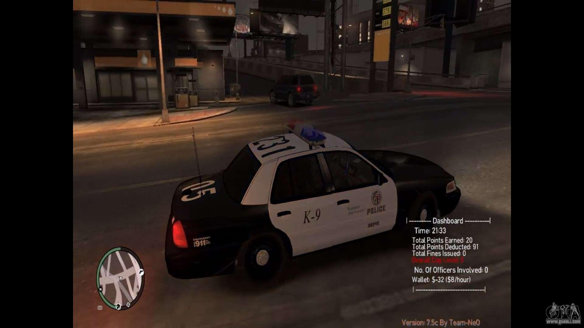 San Andreas Police Pursuits