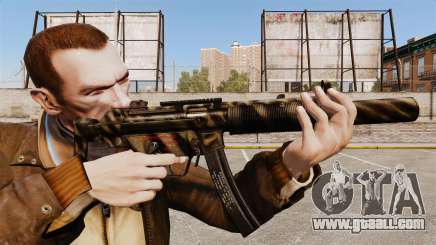 MP5SD submachine gun v7 for GTA 4