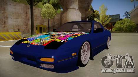 Nissan 240sx JDM style for GTA San Andreas