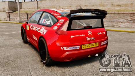 Citroen C4 WRC for GTA 4