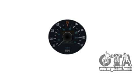 Speedometer DeLorean DMC-12 for GTA 4