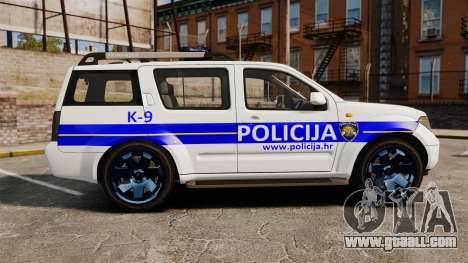 Nissan Pathfinder Croatian Police [ELS] for GTA 4