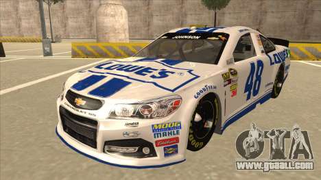 Chevrolet SS NASCAR No. 48 Lowes white for GTA San Andreas