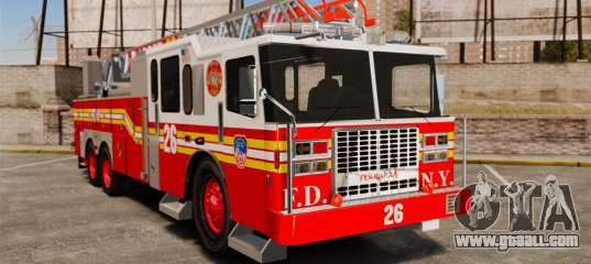 Ferrara 100 Aerial Ladder FDNY 2013 [ELS] for GTA 4