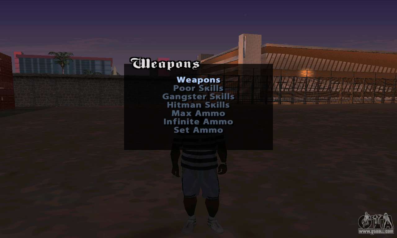 Cheat Menu for GTA San Andreas