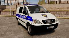 Mercedes-Benz Vito Croatian Police v2.0 [ELS] for GTA 4