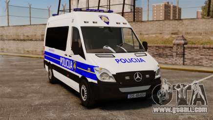 Mercedes-Benz Sprinter Croatian Police [ELS] for GTA 4