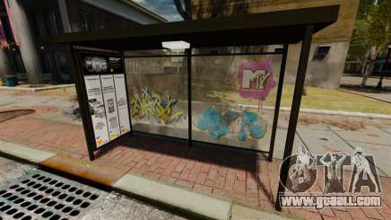 New advertising at bus stops for GTA 4