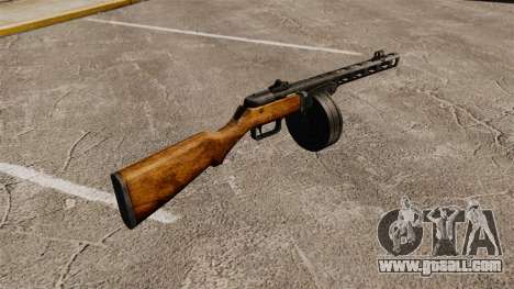 Špagina submachine gun, 1941 for GTA 4