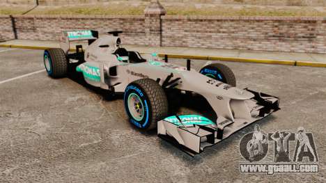 Mercedes AMG F1 W04 v2 for GTA 4