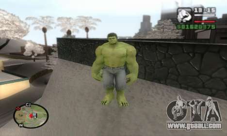 Hulk for GTA San Andreas