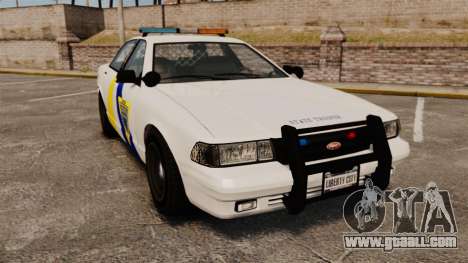 GTA V Police Vapid Cruiser Alderney state for GTA 4