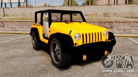 Jeep Wrangler Rubicon 2012 for GTA 4