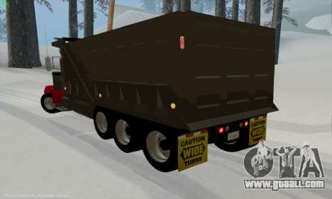 Peterbilt 379 Dump Truck for GTA San Andreas