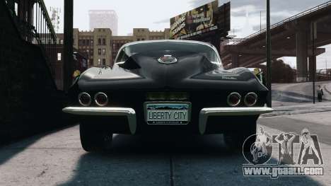 Chevrolet Corvette Stingray 427 1967 for GTA 4