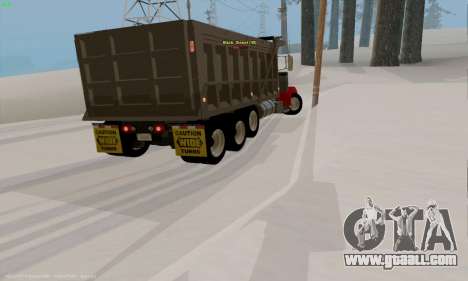 Peterbilt 379 Dump Truck for GTA San Andreas