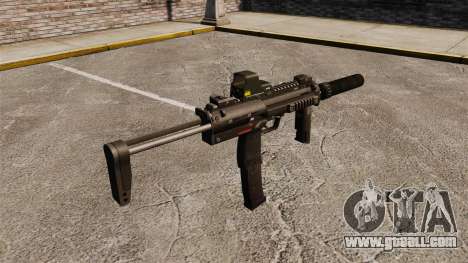 HK MP7 submachine gun Sopmod for GTA 4