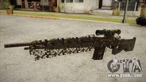 Sniper M-14 With Camouflage Grid for GTA San Andreas