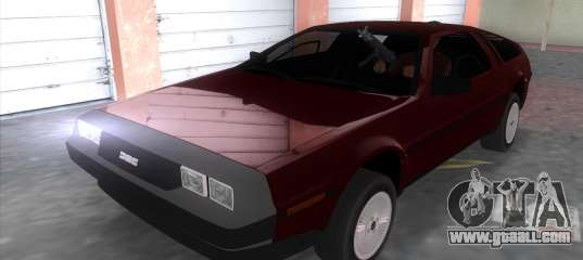 Delorean DMC for GTA Vice City