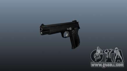 Semiautomatic pistol SIG P210 for GTA 4