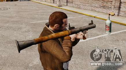 Anti-tank grenade launcher, Molotov for GTA 4