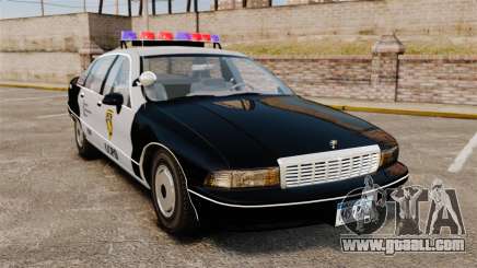 Chevrolet Caprice Police 1991 v2.0 LCPD for GTA 4