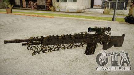 Sniper M-14 With Camouflage Grid for GTA San Andreas