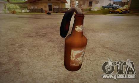 Molotov cocktail of Left 4 Dead 2 for GTA San Andreas