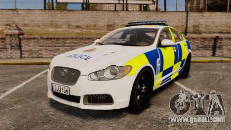 Jaguar XFR 2010 Police Marked [ELS] for GTA 4