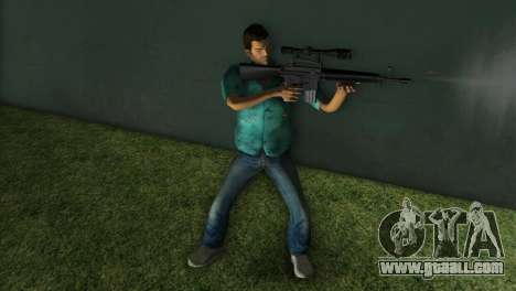 M-16 with a Sniper Gun for GTA Vice City