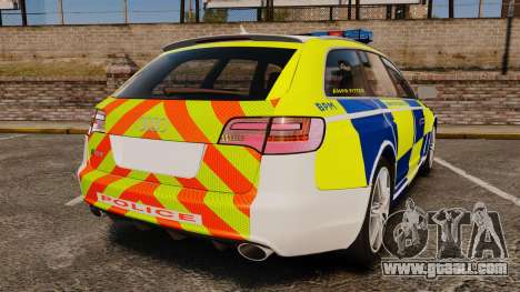 Audi RS6 Avant Metropolitan Police [ELS] for GTA 4