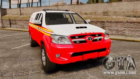 Toyota Hilux FDNY v2 [ELS] for GTA 4